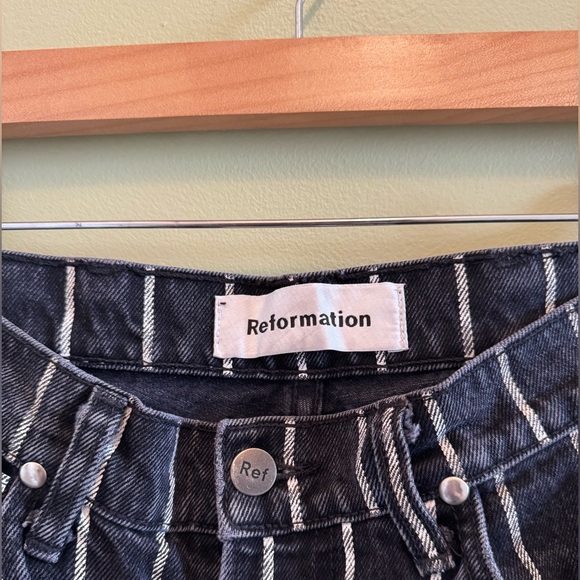 Reformation Roper Pinstripe Jeans - Picture 4 of 6